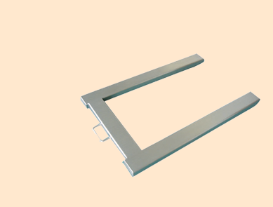 不銹鋼U型電子地磅 帶滾輪